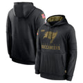 Davalo TB.Buccaneers  Blank Player Black Salute to Service Sideline Performance Pullover Hoodies Home Game Stitched Jerseys