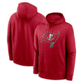 Davalo TB.Buccaneers  Blank Player Red LOGO Pullover Hoodie Home Game Stitched Jerseys
