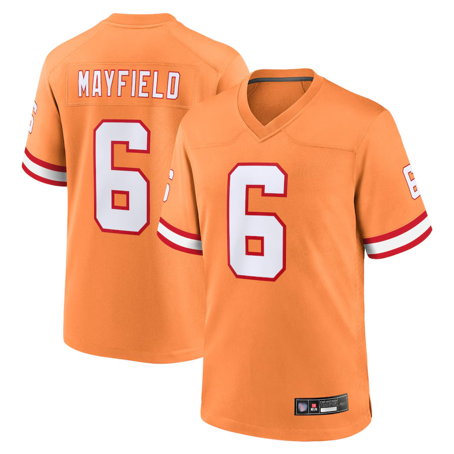Davalo TB.Buccaneers #6 Baker Mayfield Secondary Alternate Game Player Stitched Jerseys