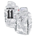 Davalo TB.Buccaneers #11 Jalen McMillan Player Arctic Camo Limited Salute to Service Pullover Hoodies Game Stitched Jerseys
