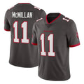 Davalo TB.Buccaneers #11 Jalen McMillan Player Pewter Limited Alternate Vapor Home Game Stitched Jerseys