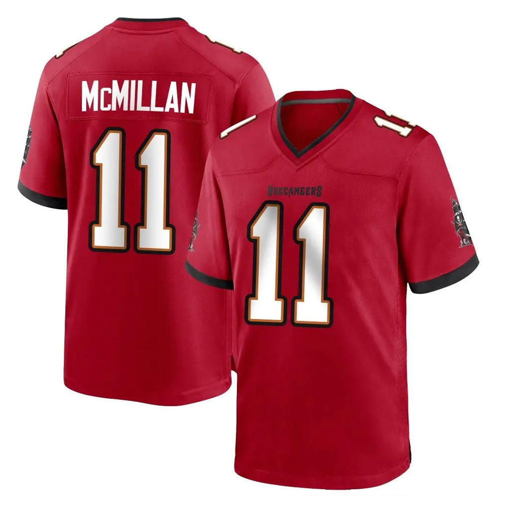 Davalo TB.Buccaneers #11 Jalen McMillan Player Red Home Game Stitched Jerseys