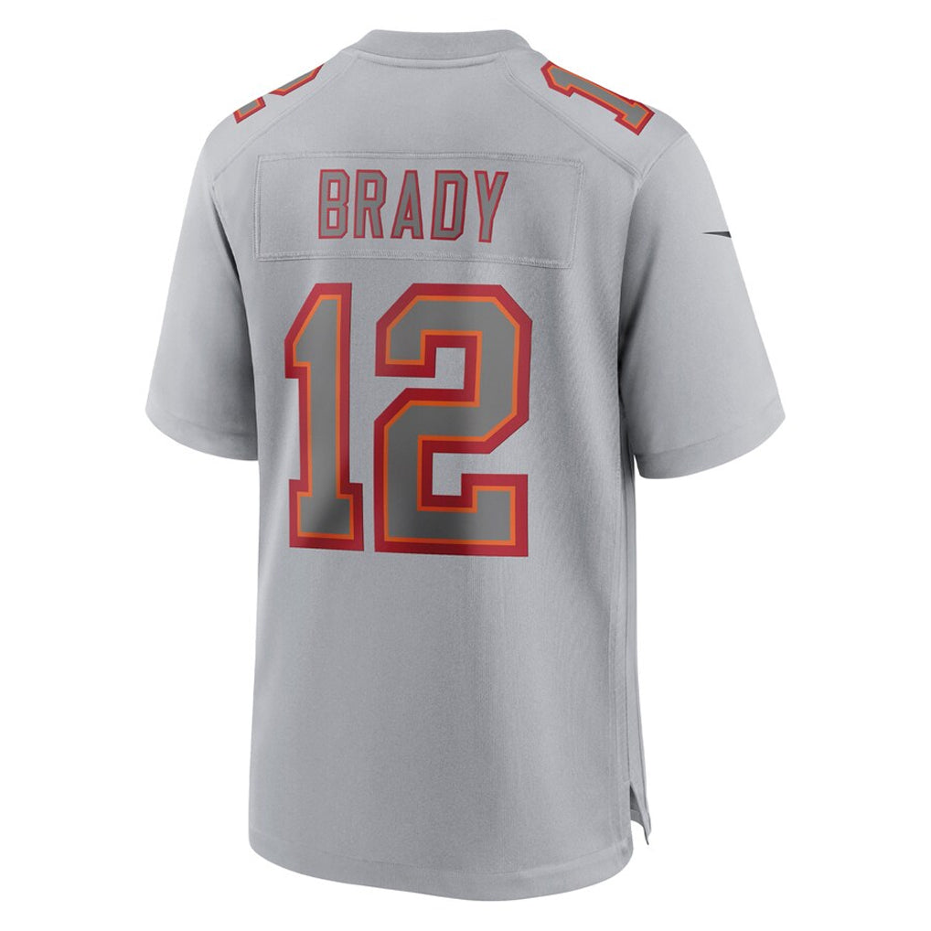 Davalo TB.Buccaneers #12 Tom Brady Player Gray Fashion Game Stitched Jerseys