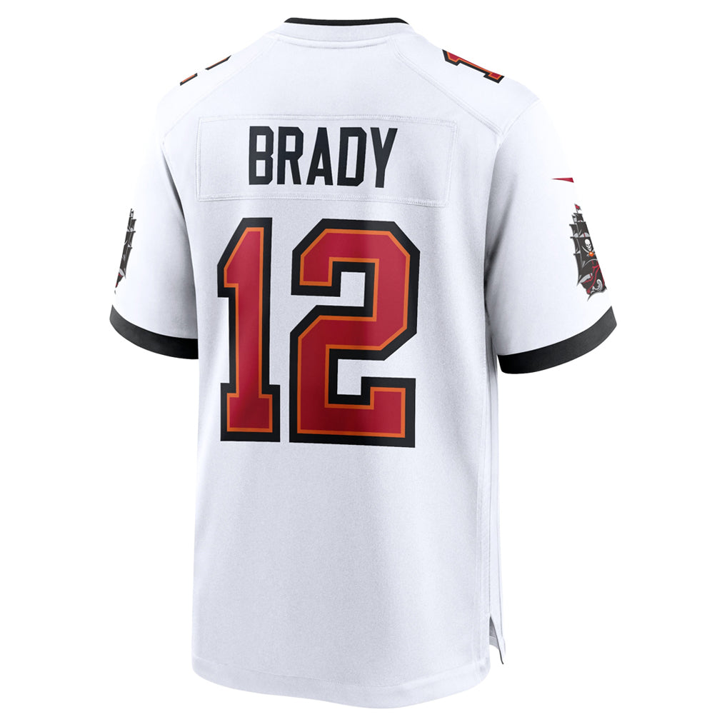 Davalo TB.Buccaneers #12 Tom Brady Player White Home Game Stitched Jerseys