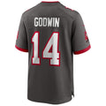 Davalo TB.Buccaneers #14 Chris Godwin Jr. Player Deep Pewter Home Game Stitched Jerseys