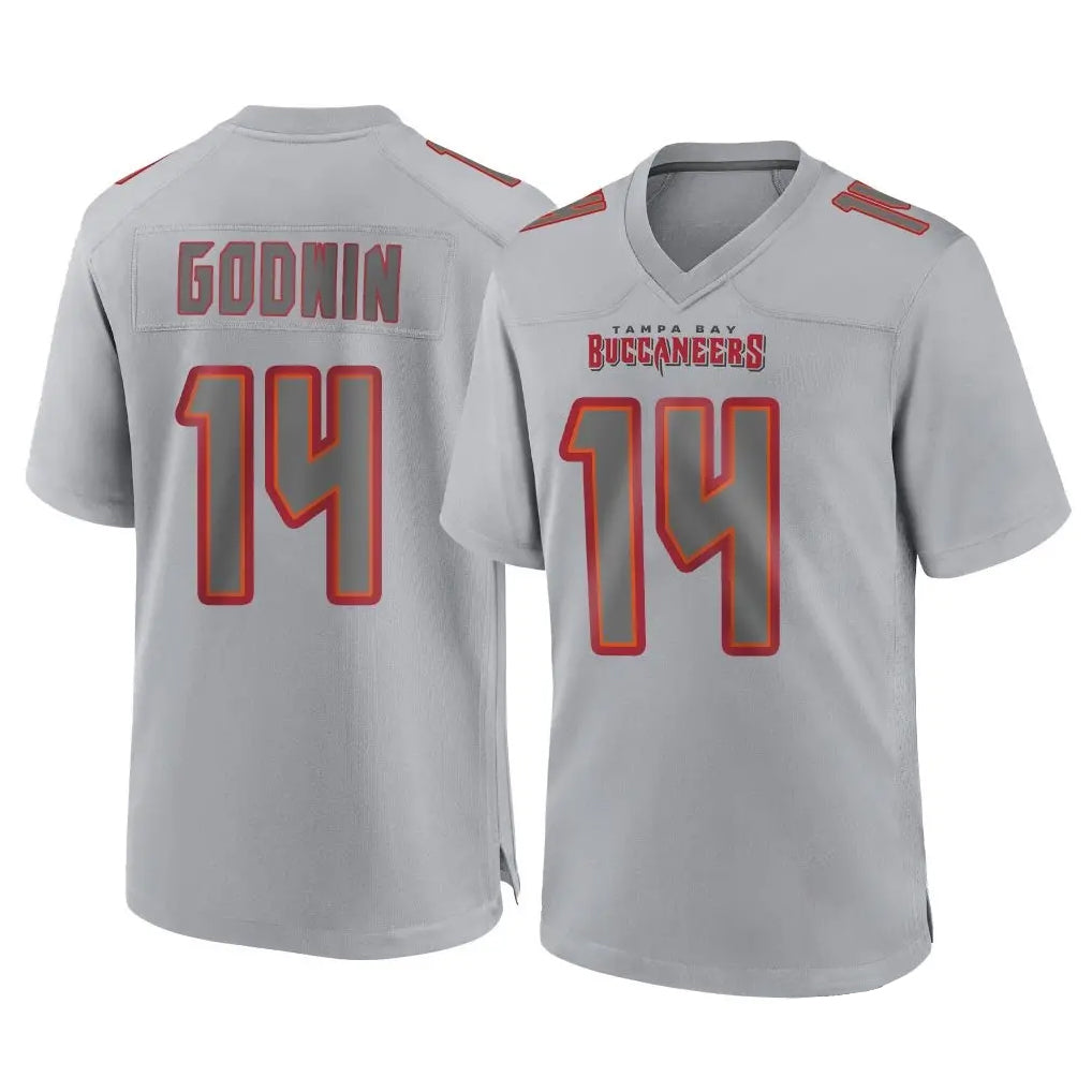 Davalo TB.Buccaneers #14 Chris Godwin Jr. Player Gray Atmosphere Fashion Home Game Stitched Jerseys
