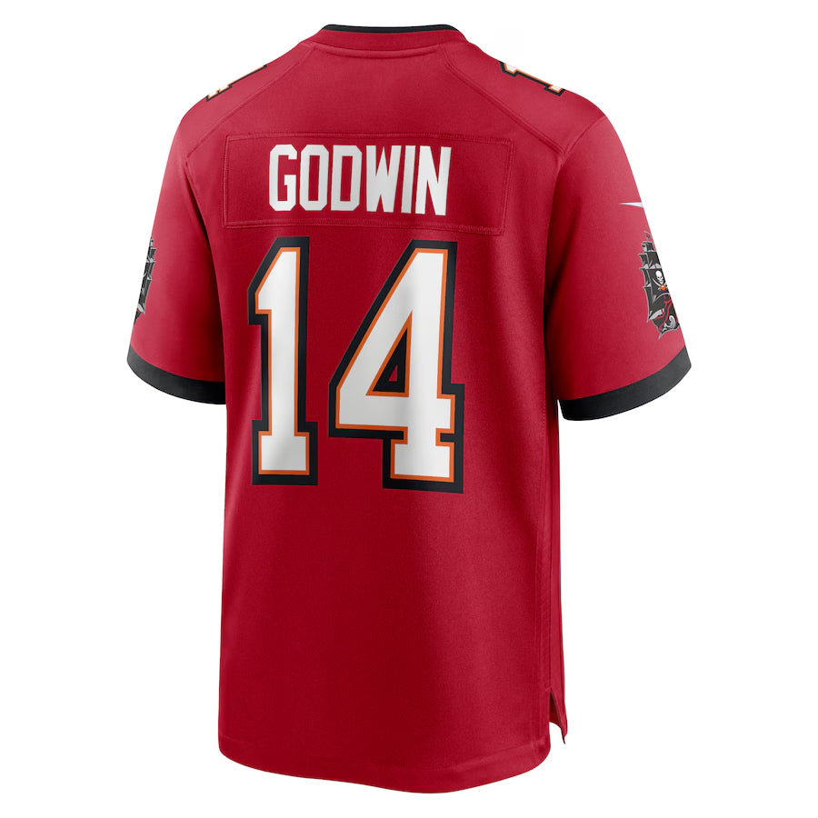 Davalo TB.Buccaneers #14 Chris Godwin Jr. Player Red Game Home Stitched Jerseys