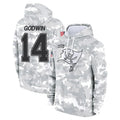 Davalo TB.Buccaneers #14 Chris Godwin Jr. Player Salute to Service Hoodies Stitched Jerseys