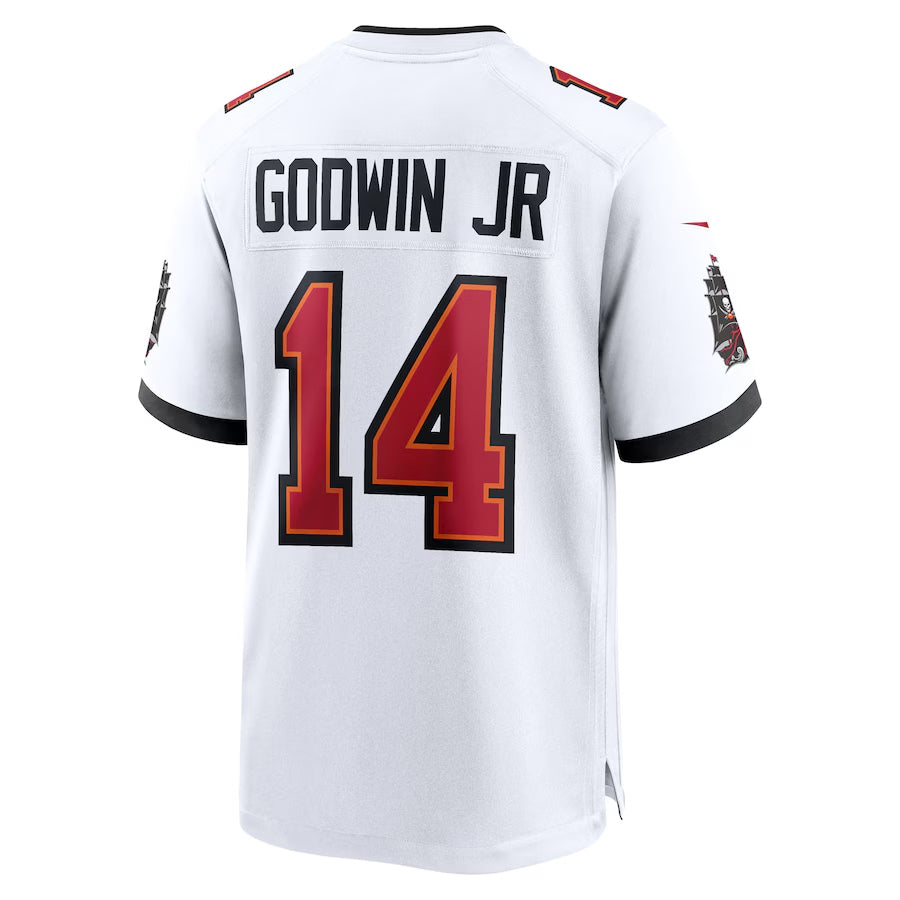 Davalo TB.Buccaneers #14 Chris Godwin Jr. Player White Game Home Stitched Jerseys