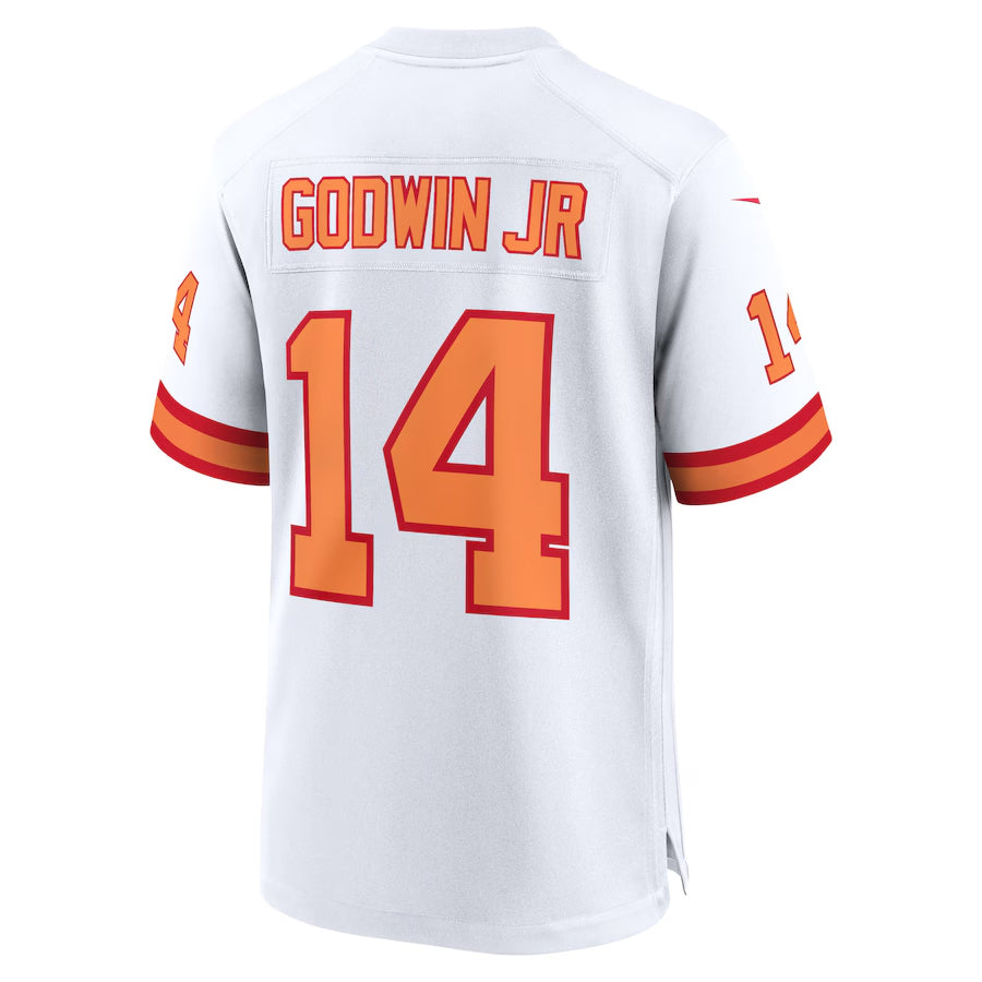 Davalo TB.Buccaneers #14 Chris Godwin Jr. Player White Home Game Stitched Jerseys