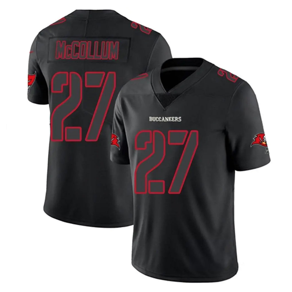 Davalo TB.Buccaneers #27 Zyon McCollum Player Black Impact Limited Home Game Stitched Jerseys