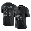 Davalo TB.Buccaneers #27 Zyon McCollum Player Black Reflective Limited Home Game Stitched Jerseys
