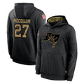 Davalo TB.Buccaneers #27 Zyon McCollum Player Black Salute to Service Sideline Performance Pullover Hoodies Home Game Stitched Jerseys