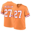 Davalo TB.Buccaneers #27 Zyon McCollum Player Orange Throwback Home Game Stitched Jerseys