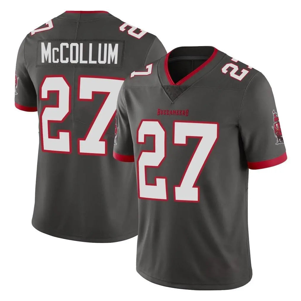 Davalo TB.Buccaneers #27 Zyon McCollum Player Pewter Limited Alternate Vapor Home Game Stitched Jerseys