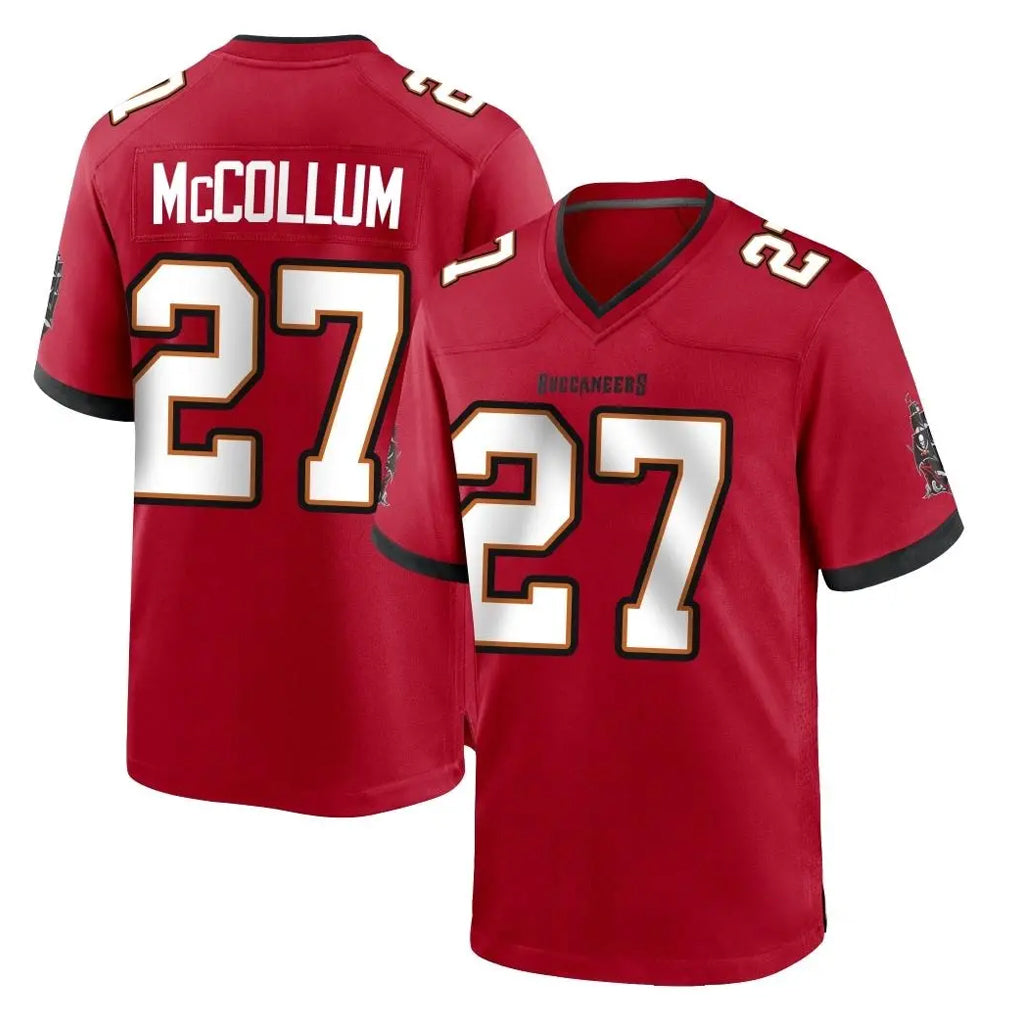 Davalo TB.Buccaneers #27 Zyon McCollum Player Red Home Game Stitched Jerseys