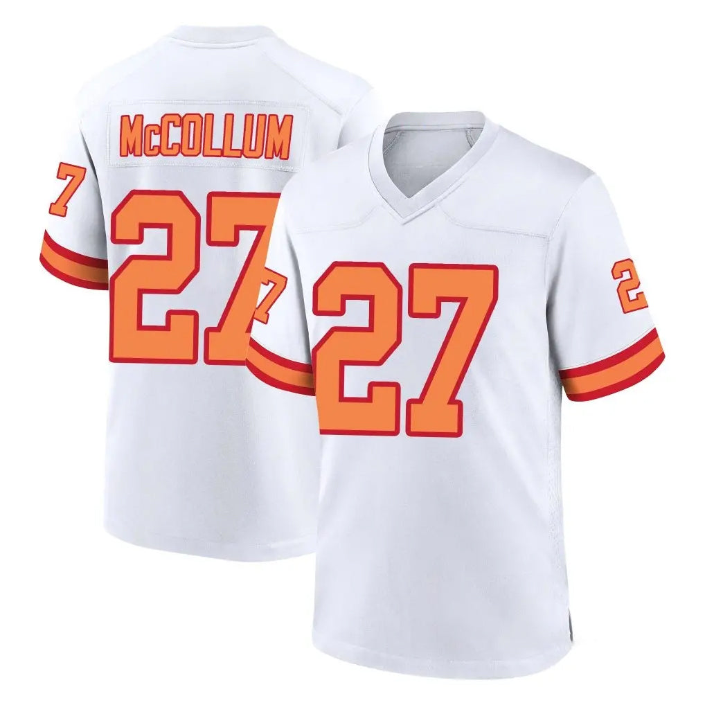 Davalo TB.Buccaneers #27 Zyon McCollum Player White '76 Home Game Stitched Jerseys