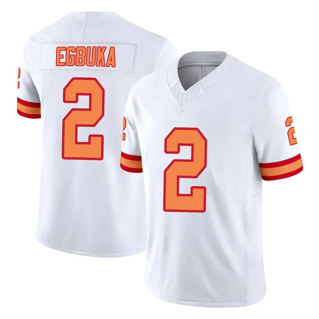 Davalo TB.Buccaneers #2 Emeka Egbuka Player White Limited '76 Vapor F.U.S.E. Home Game Stitched Jerseys