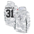 Davalo TB.Buccaneers #31 Antoine Winfield Jr. Player Arctic Camo Limited Salute to Service Pullover Hoodies Game Stitched Jerseys