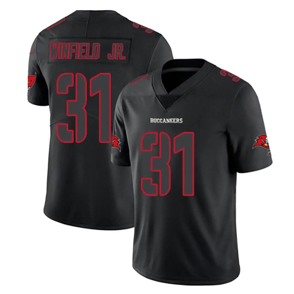 Davalo TB.Buccaneers #31 Antoine Winfield Jr. Player Black Impact Limited Home Game Stitched Jerseys