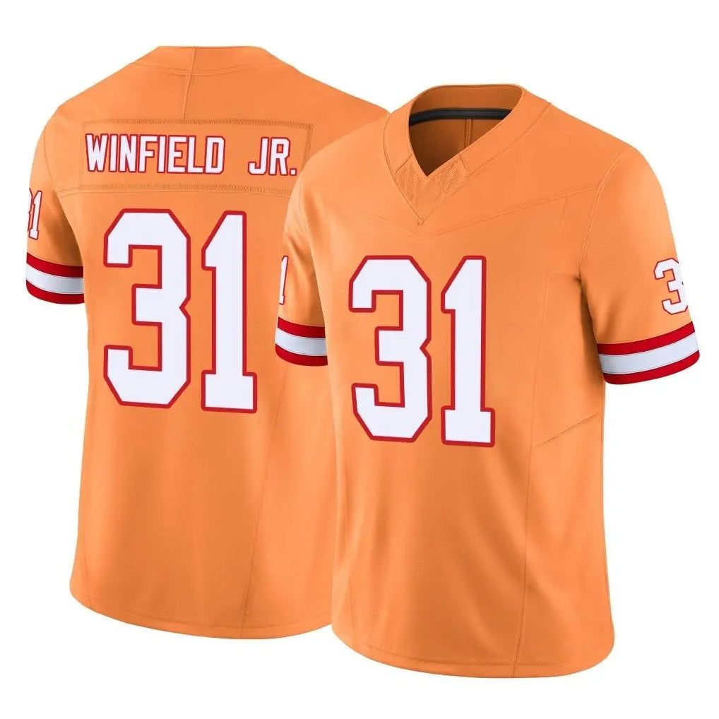 Davalo TB.Buccaneers #31 Antoine Winfield Jr. Player Orange Limited Vapor F.U.S.E. Home Game Stitched Jerseys