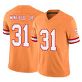Davalo TB.Buccaneers #31 Antoine Winfield Jr. Player Orange Limited Vapor F.U.S.E. Home Game Stitched Jerseys