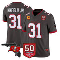 Davalo TB.Buccaneers #31 Antoine Winfield Jr. Player Pewter Limited 2026 Season Vapor F.U.S.E. Home Game Stitched Jerseys