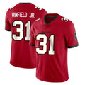 Davalo TB.Buccaneers #31 Antoine Winfield Jr. Player Red Limited Vapor F.U.S.E. Home Game Stitched Jerseys