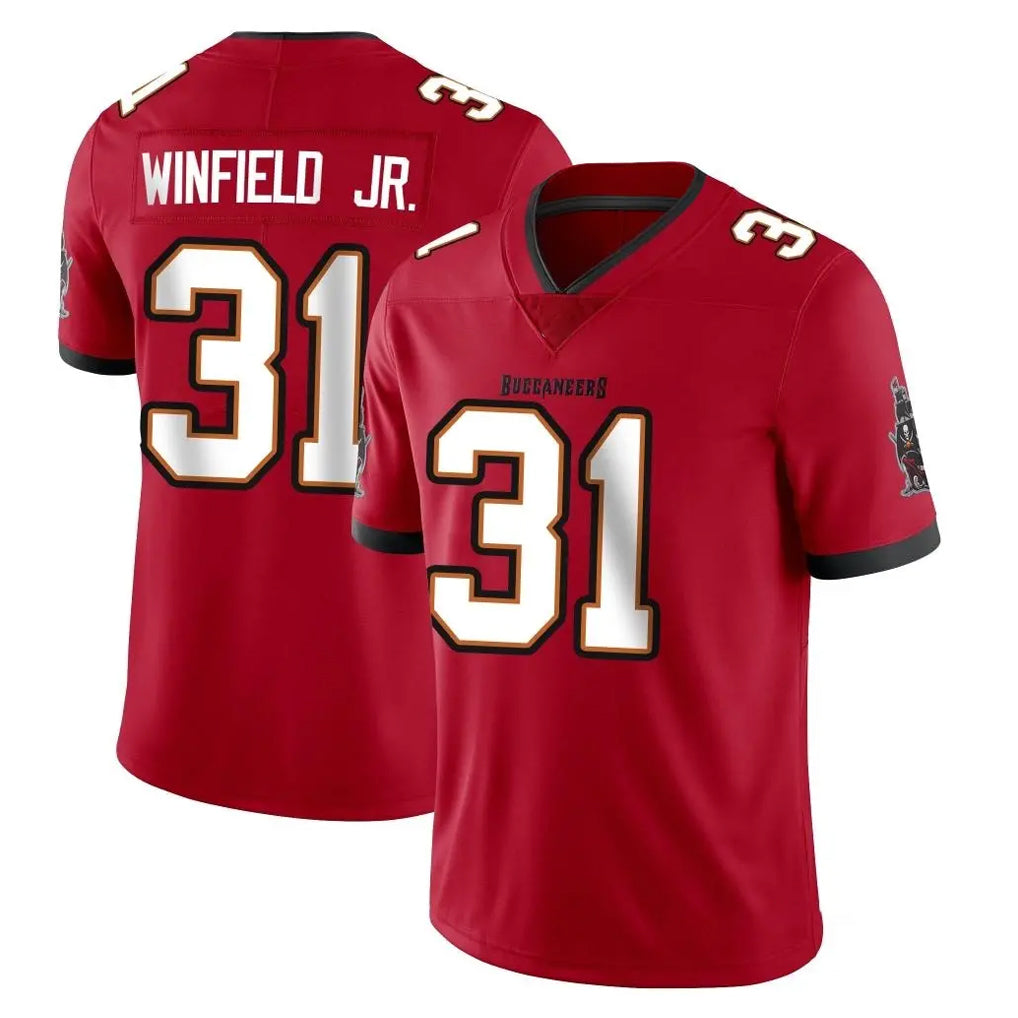 Davalo TB.Buccaneers #31 Antoine Winfield Jr. Player Red Limited Vapor F.U.S.E. Home Game Stitched Jerseys