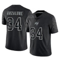 Davalo TB.Buccaneers #34 Alex Anzalone Player Black Reflective Limited Home Game Stitched Jerseys