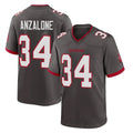 Davalo TB.Buccaneers #34 Alex Anzalone Player Pewter Alternate Home Game Stitched Jerseys