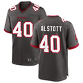 Davalo TB.Buccaneers #40 Mike Alstott Player Pewter Game Stitched Jerseys