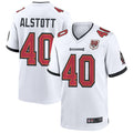 Davalo TB.Buccaneers #40 Mike Alstott Player White 50th Anniversary Game Stitched Jerseys