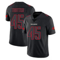 Davalo TB.Buccaneers #45 Josiah Trotter Player Black Impact Limited Home Game Stitched Jerseys