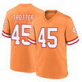 Davalo TB.Buccaneers #45 Josiah Trotter Player Orange Throwback Home Game Stitched Jerseys