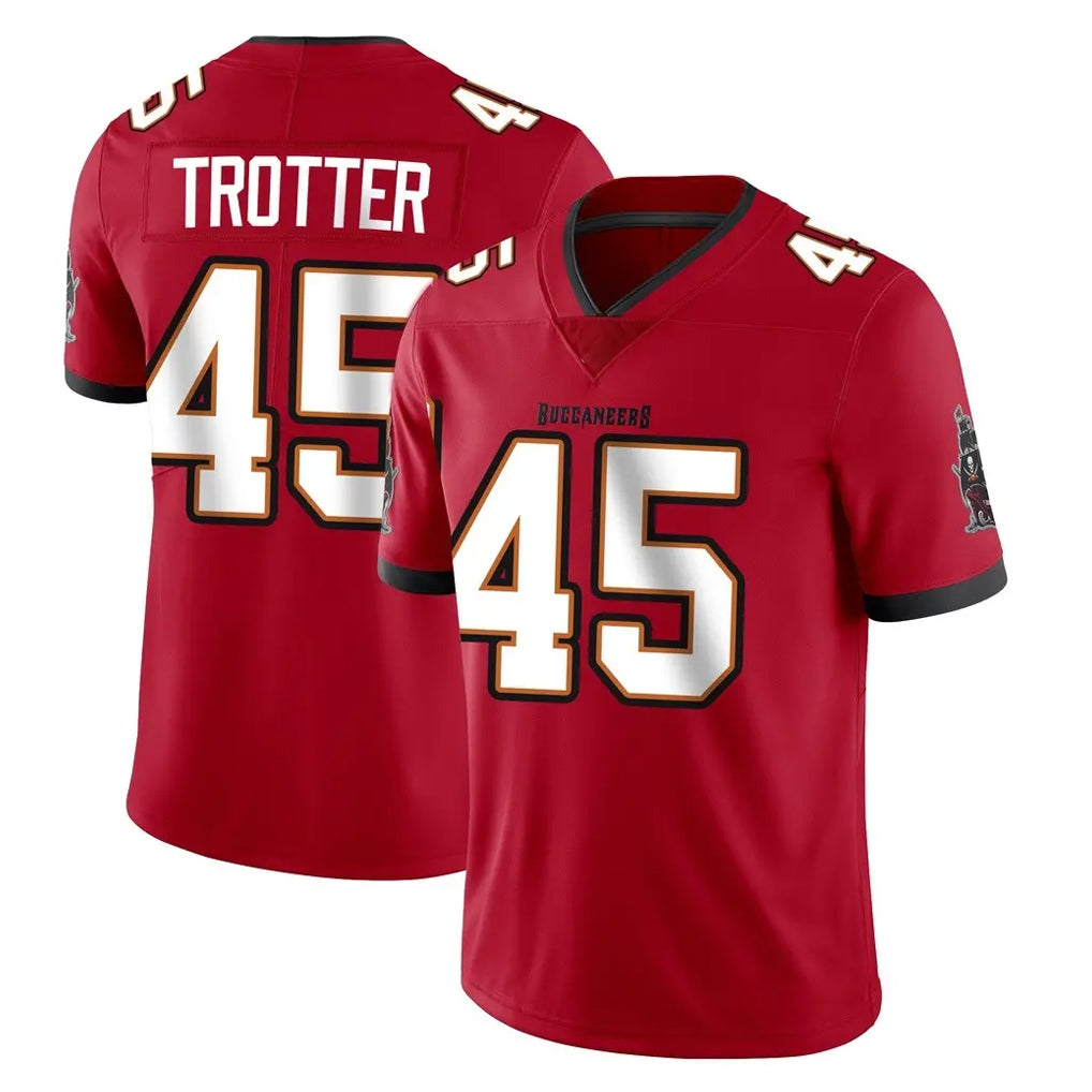 Davalo TB.Buccaneers #45 Josiah Trotter Player Red Limited Vapor Home Game Stitched Jerseys