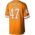 Davalo TB.Buccaneers #47 John Lynch Mitchell & Ness Orange Big & Tall 1995 Legacy Retired Player Jersey
