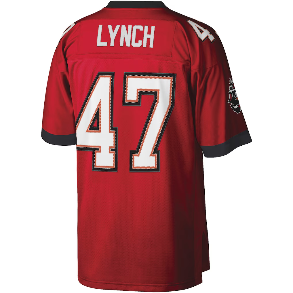 Davalo TB.Buccaneers #47 John Lynch Mitchell & Ness Red Legacy Replica Jersey