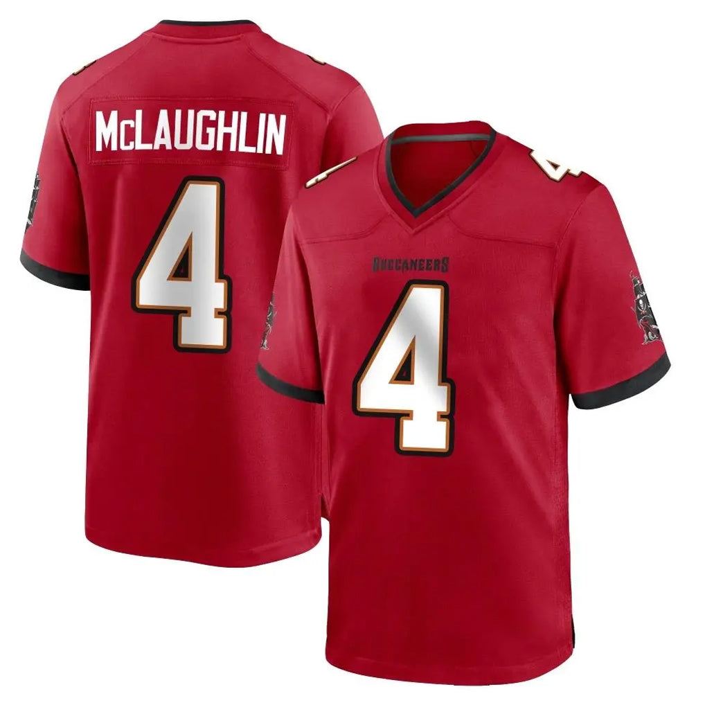 Davalo TB.Buccaneers #4 Chase McLaughlin Player Red Home Game Stitched Jerseys