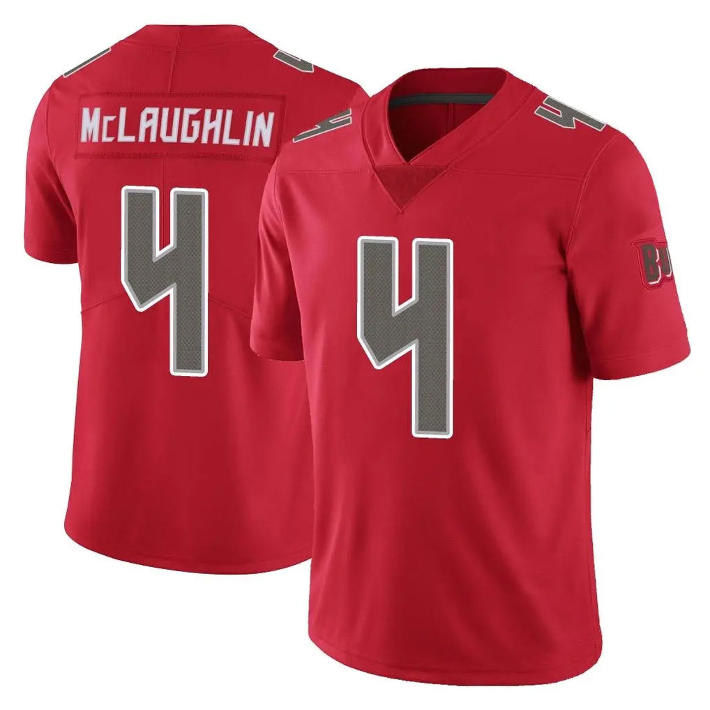 Davalo TB.Buccaneers #4 Chase McLaughlin Player Red Limited Color Rush Home Game Stitched Jerseys