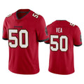 Davalo TB.Buccaneers #50 Vita Vea Player Red Limited Vapor Home Game Stitched Jerseys