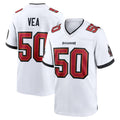 Davalo TB.Buccaneers #50 Vita Vea Player White Home Game Stitched Jerseys