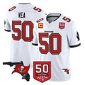 Davalo TB.Buccaneers #50 Vita Vea Player White Limited 2026 Season Vapor F.U.S.E. Home Game Stitched Jerseys