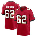 Davalo TB.Buccaneers #62 Graham Barton Player Red Home Game Stitched Jerseys