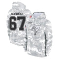Davalo TB.Buccaneers #67 Luke Goedeke Player Arctic Camo Limited Salute to Service Pullover Hoodies Game Stitched Jerseys