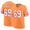 Davalo TB.Buccaneers #69 Cody Mauch Player Orange Throwback Home Game Stitched Jerseys