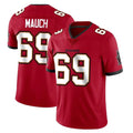 Davalo TB.Buccaneers #69 Cody Mauch Player Red Limited Vapor Home Game Stitched Jerseys