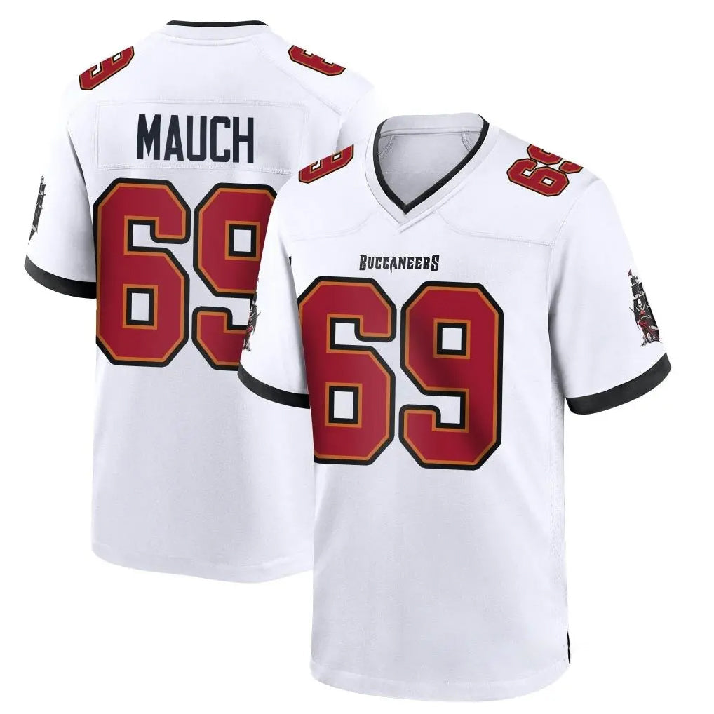 Davalo TB.Buccaneers #69 Cody Mauch Player White Home Game Stitched Jerseys