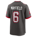 Davalo TB.Buccaneers #6 Baker Mayfield Pewter Alternate Game Player Stitched Jerseys