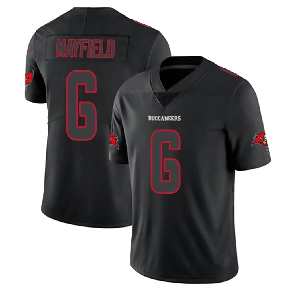 Davalo TB.Buccaneers #6 Baker Mayfield Player Black Impact Limited Home Game Stitched Jerseys